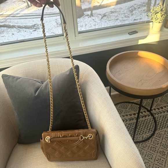 Tory Burch Quilted Leather Fleming Soft Convertible Shoulder Bag, Small,… - Picture 5 of 13